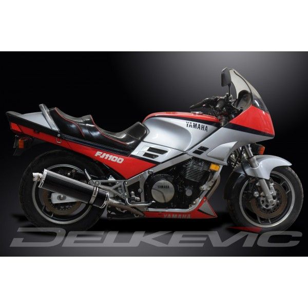 Delkevic slip-on kit Oval Carbon 450mm - FJ1100/1200 (1984-1987)