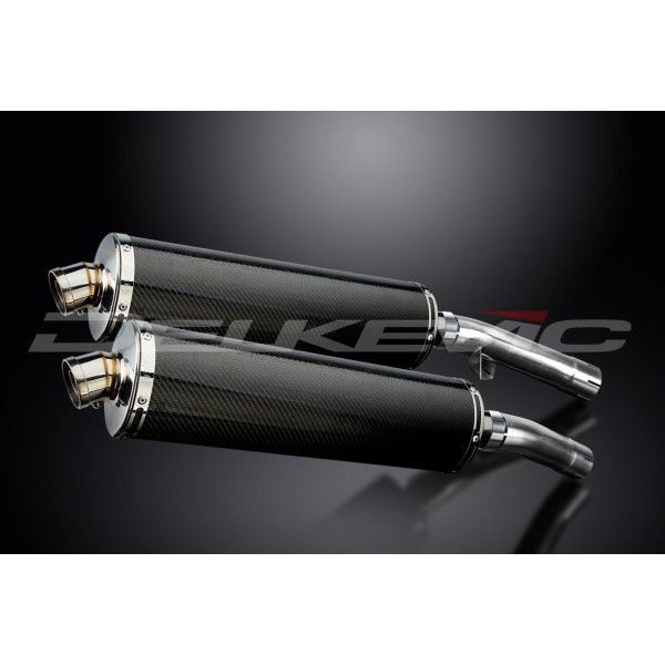 Delkevic slip-on kit Oval Carbon 450mm - FJ1100/1200 (1984-1987)