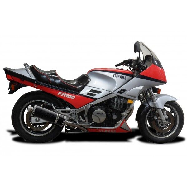 Delkevic slip-on kit Oval Carbon 350mm - FJ1100/1200 (1984-1987)