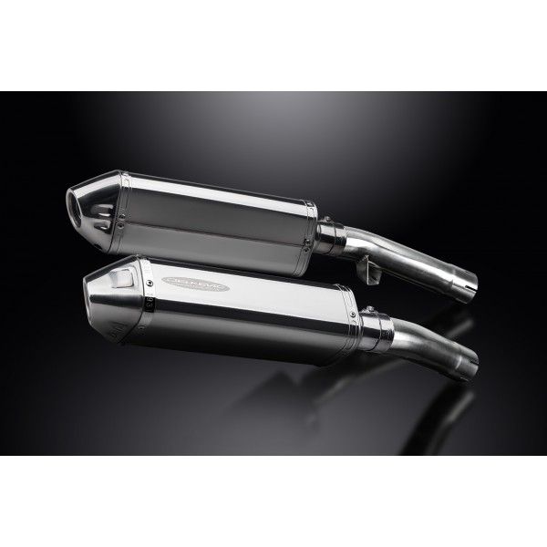 Delkevic slip-on kit Tri-Oval RVS 320mm - FJ1100/1200 (1984-1987)