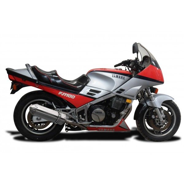 Delkevic slip-on kit Tri-Oval RVS 320mm - FJ1100/1200 (1984-1987)