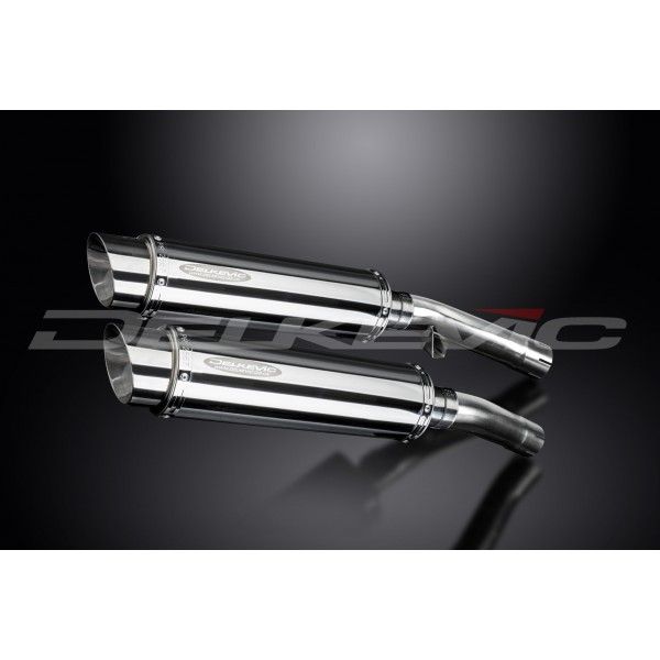 Delkevic slip-on kit Round RVS 350mm - FJ1100/1200 (1984-1987)