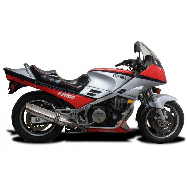 Delkevic slip-on kit Round RVS 350mm - FJ1100/1200 (1984-1987)