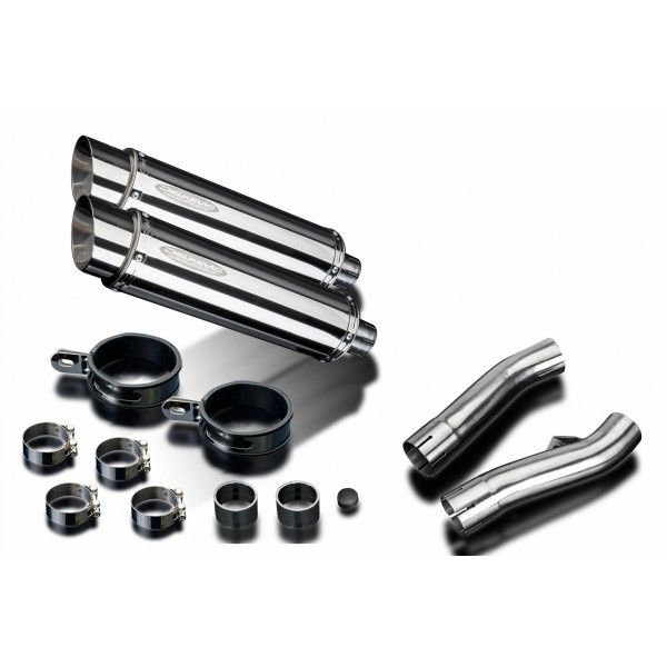 Delkevic slip-on kit Round RVS 350mm - FJ1100/1200 (1984-1987)
