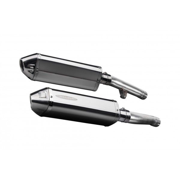 Delkevic slip-on kit Tri-Oval RVS 320mm - FJ1200 (3CV) (1988-1990)