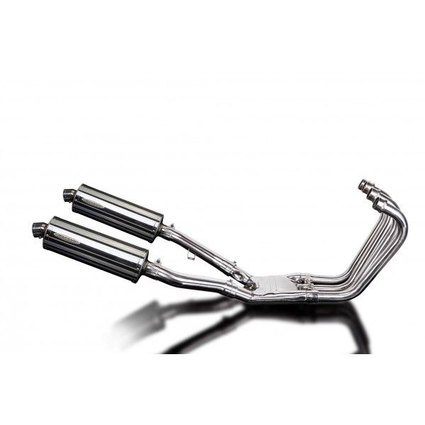 Delkevic volledig systeem Oval RVS 350mm - FJ1200 (3XW) (1991-1996)