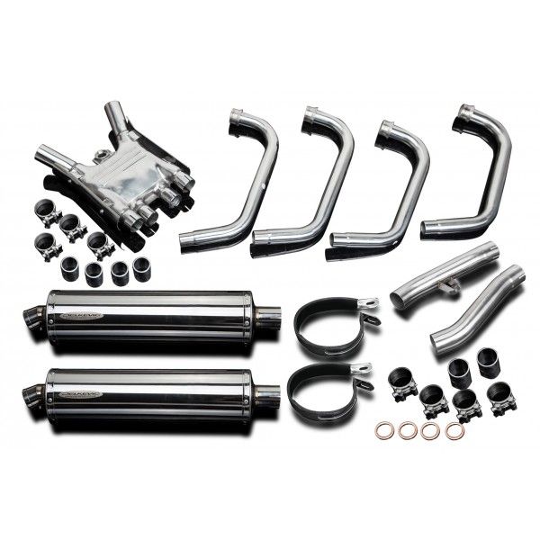 Delkevic volledig systeem Oval RVS 450mm - FJ1200 (3XW) (1991-1996)