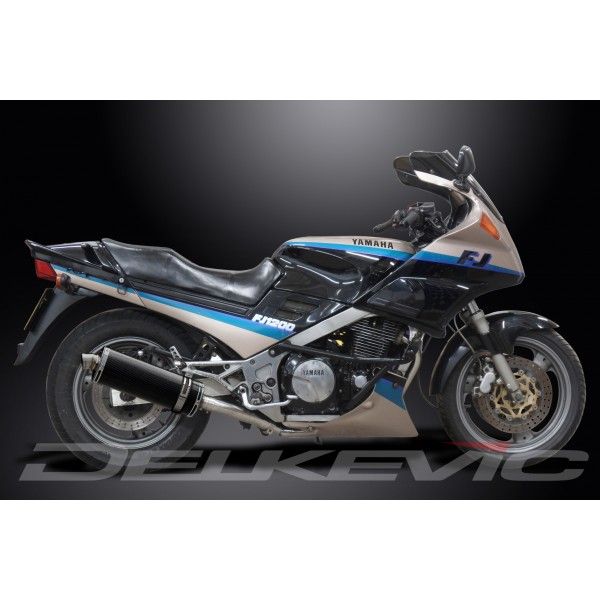 Delkevic volledig systeem Oval Carbon 350mm - FJ1200 (3XW) (1991-1996)