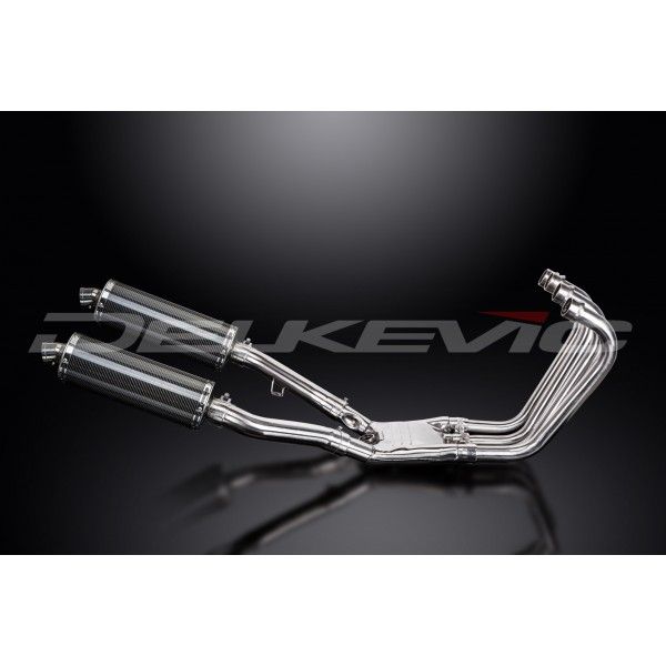 Delkevic volledig systeem Oval Carbon 350mm - FJ1200 (3XW) (1991-1996)