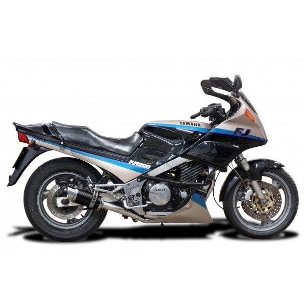 Delkevic slip-on kit Round Carbon 200mm - FJ1200 (3XW) (1991-1996)