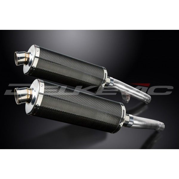 Delkevic slip-on kit Oval Carbon 350mm - FJ1200 (3XW) (1991-1996)