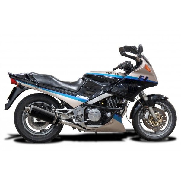 Delkevic slip-on kit Oval Carbon 350mm - FJ1200 (3XW) (1991-1996)