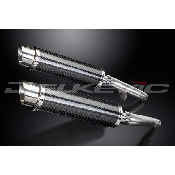 Delkevic slip-on kit Round Carbon 350mm - FJ1200 (3XW) (1991-1996)
