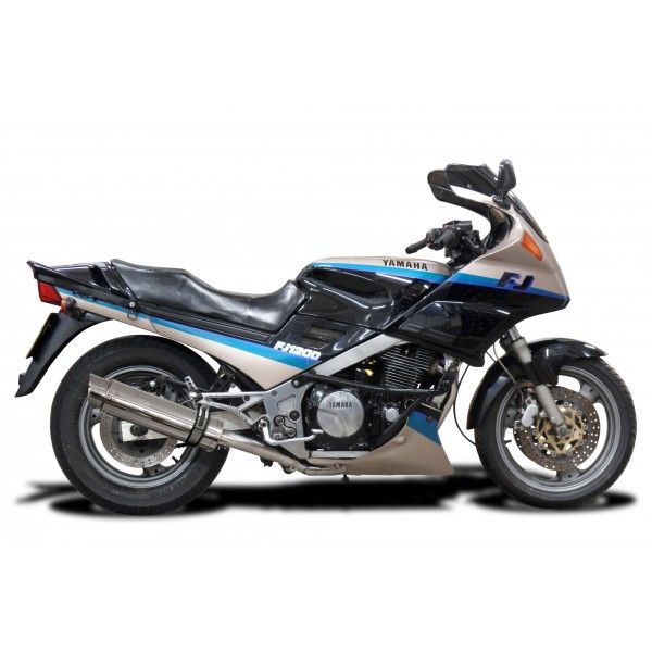 Delkevic slip-on kit Round RVS 350mm - FJ1200 (3XW) (1991-1996)