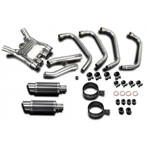 Delkevic volledig systeem Round Carbon 200mm - FJ1100 (1984-1985)