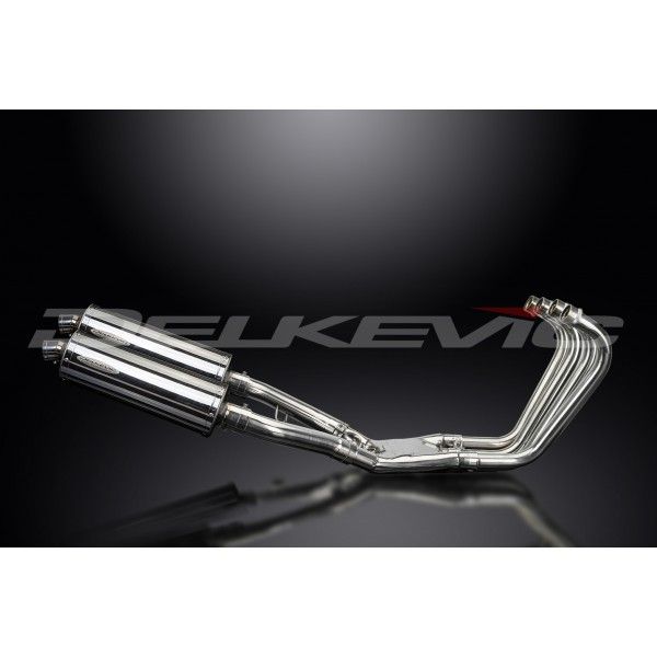 Delkevic volledig systeem Oval RVS 350mm - FJ1100 (1984-1985)