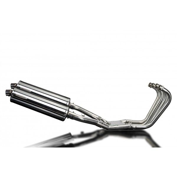 Delkevic volledig systeem Oval RVS 450mm - FJ1100 (1984-1985)