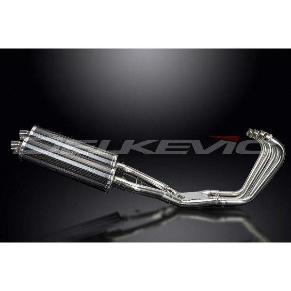 Delkevic volledig systeem Oval Carbon 450mm - FJ1100 (1984-1985)