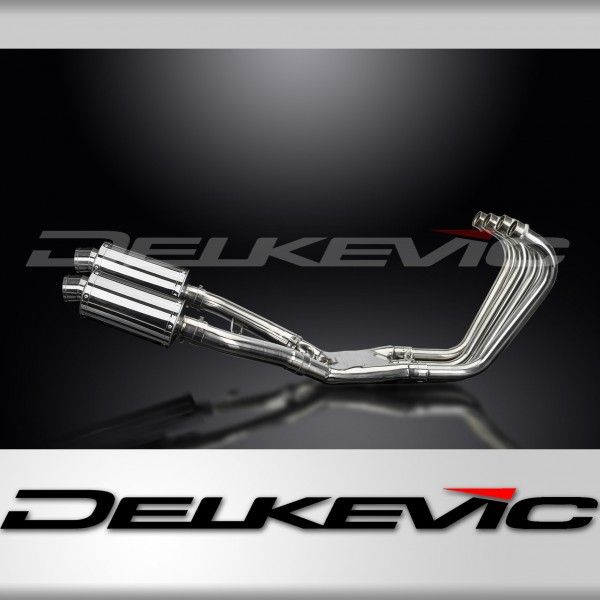 Delkevic volledig systeem Oval RVS 225mm - FJ1100 (1984-1985)