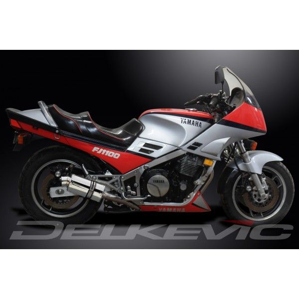 Delkevic volledig systeem Oval RVS 225mm - FJ1100 (1984-1985)