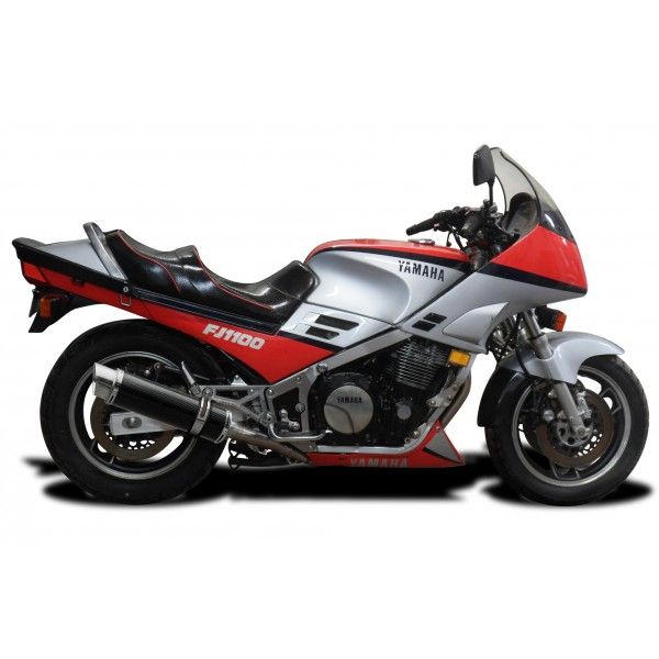 Delkevic volledig systeem Round Carbon 350mm - FJ1100 (1984-1985)