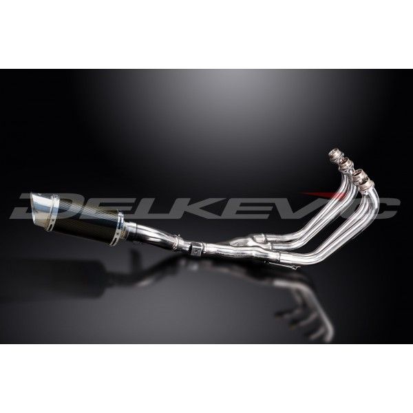 Delkevic volledig systeem Round Carbon 200mm - XJ600 (1992-2004)