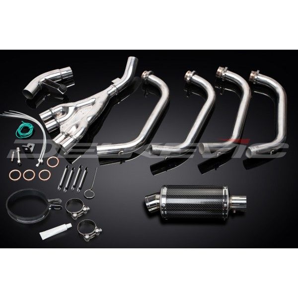 Delkevic volledig systeem Oval Carbon 225mm - XJ600 (1992-2004)