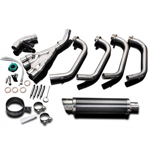 Delkevic volledig systeem Round Carbon 350mm - XJ600 (1992-2004)