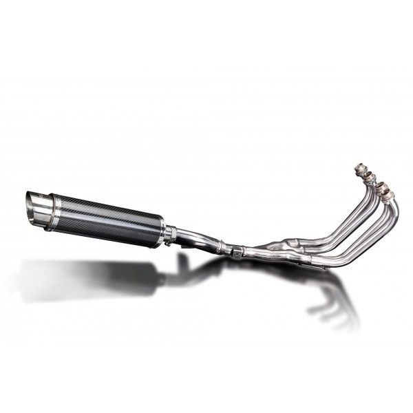 Delkevic volledig systeem Round Carbon 350mm - XJ600 (1992-2004)