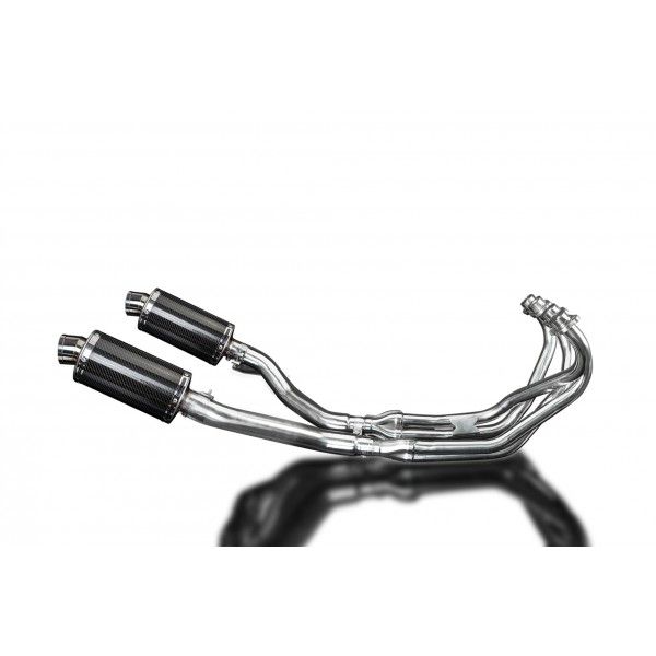 Delkevic volledig systeem Oval Carbon 225mm - XJ600 DIVERSION (1992-2004)