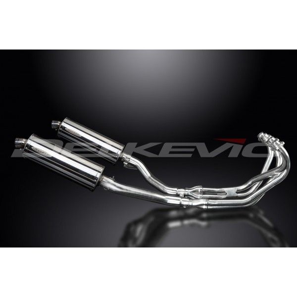 Delkevic volledig systeem Oval RVS 350mm - XJ600 DIVERSION (1992-2004)