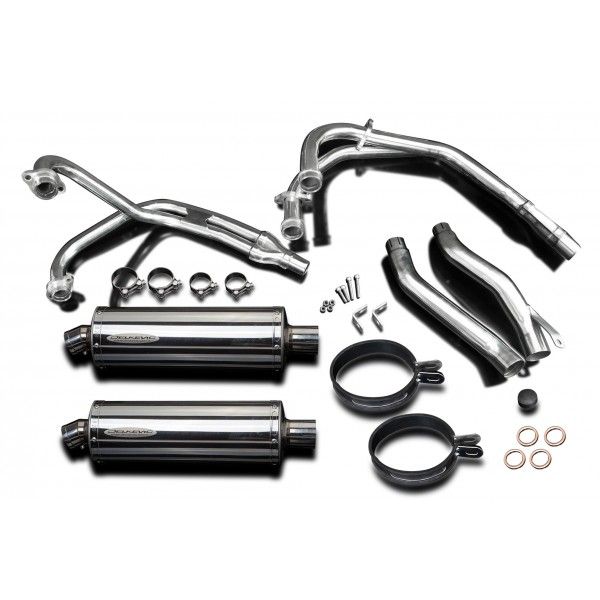 Delkevic volledig systeem Oval RVS 350mm - XJ600 DIVERSION (1992-2004)