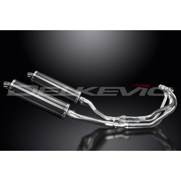 Delkevic volledig systeem Oval Carbon 450mm - XJ600 DIVERSION (1992-2004)