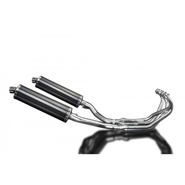 Delkevic volledig systeem Oval Carbon 450mm - XJ600 DIVERSION (1992-2004)