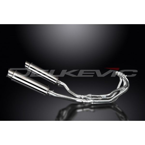 Delkevic volledig systeem Round RVS 350mm - XJ600 DIVERSION (1992-2004)
