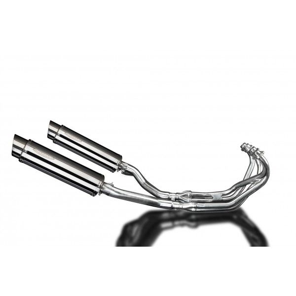 Delkevic volledig systeem Round RVS 350mm - XJ600 DIVERSION (1992-2004)