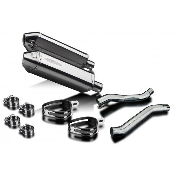 Delkevic slip-on kit Tri-Oval RVS 320mm - XJ600S/N DIVERSION (1992-2004)