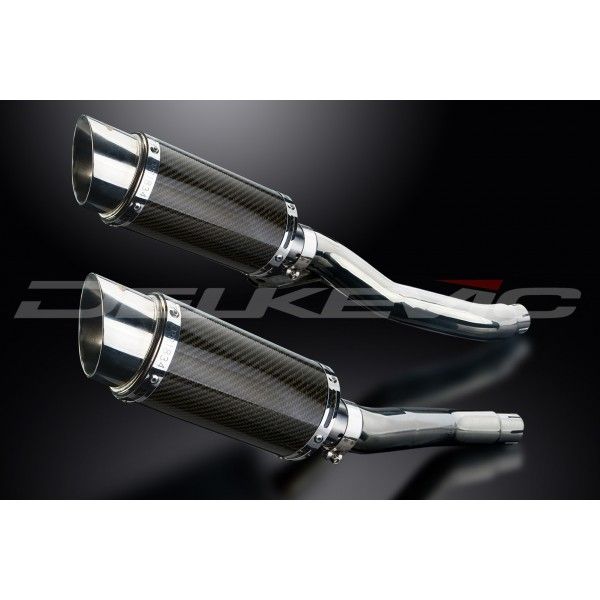 Delkevic slip-on kit Round Carbon 200mm - XJ600S/N DIVERSION (1992-2004)