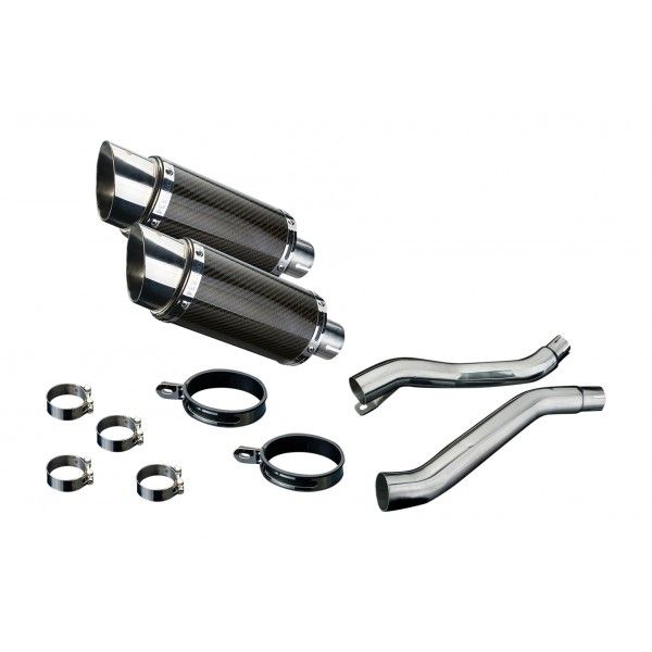 Delkevic slip-on kit Round Carbon 200mm - XJ600S/N DIVERSION (1992-2004)