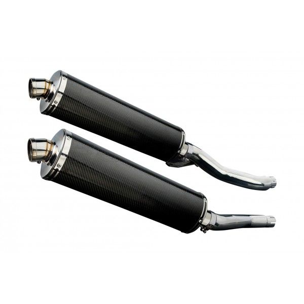 Delkevic slip-on kit Oval Carbon 450mm - XJ600S/N DIVERSION (1992-2004)