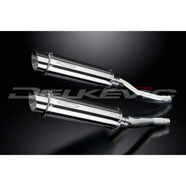 Delkevic slip-on kit Round RVS 350mm - XJ600S/N DIVERSION (1992-2004)