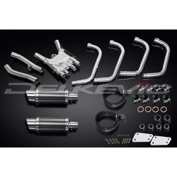 Delkevic volledig systeem Round Carbon 200mm - XJR1300/SP (1998-2006)