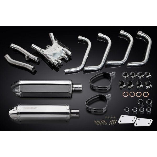 Delkevic volledig systeem Tri-Oval RVS 320mm - XJR1300/SP (1998-2006)