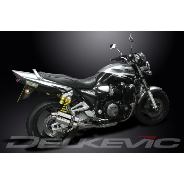 Delkevic volledig systeem Oval RVS 225mm - XJR1300/SP (1998-2006)