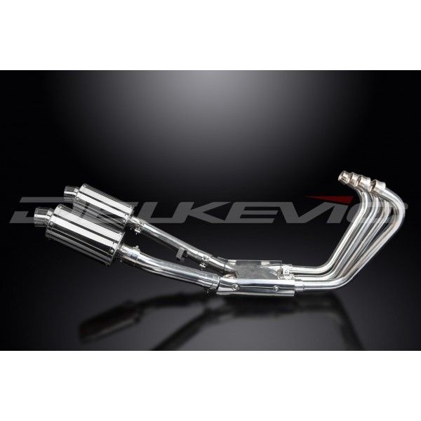 Delkevic volledig systeem Oval RVS 225mm - XJR1300/SP (1998-2006)