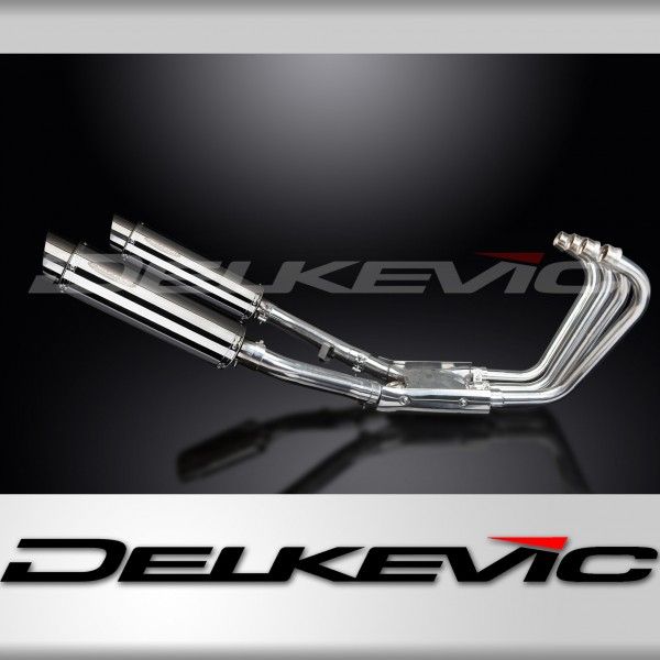 Delkevic volledig systeem Round RVS 350mm - XJR1300/SP (1998-2006)