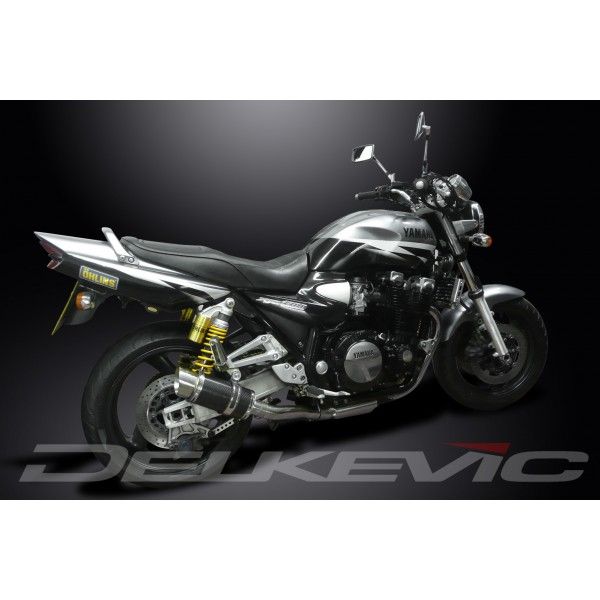 Delkevic slip-on kit Round Carbon 200mm - XJR1300/SP (1998-2007)
