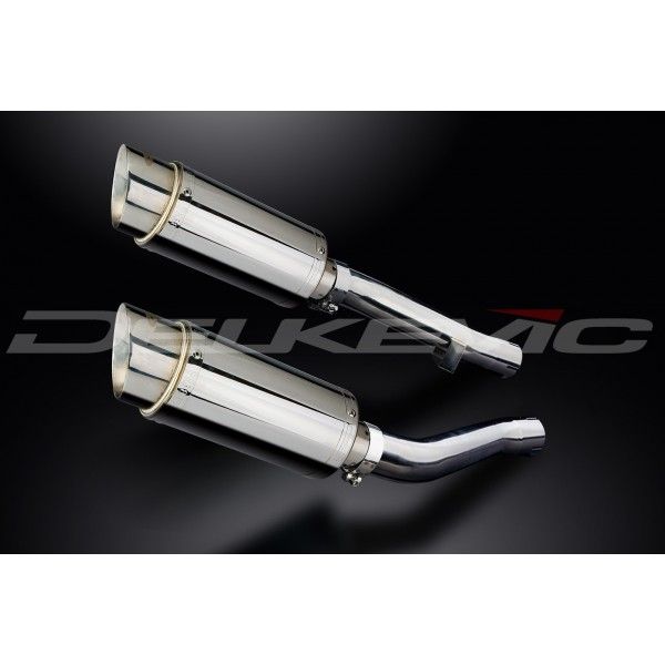 Delkevic slip-on kit Round RVS 200mm - XJR1300/SP (1998-2007)