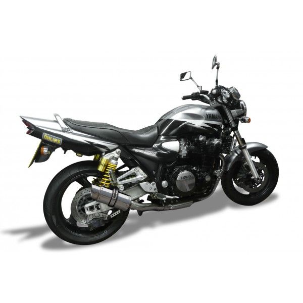 Delkevic slip-on kit Round RVS 200mm - XJR1300/SP (1998-2007)