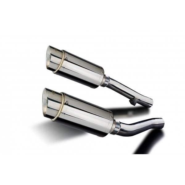 Delkevic slip-on kit Round RVS 200mm - XJR1300/SP (1998-2007)